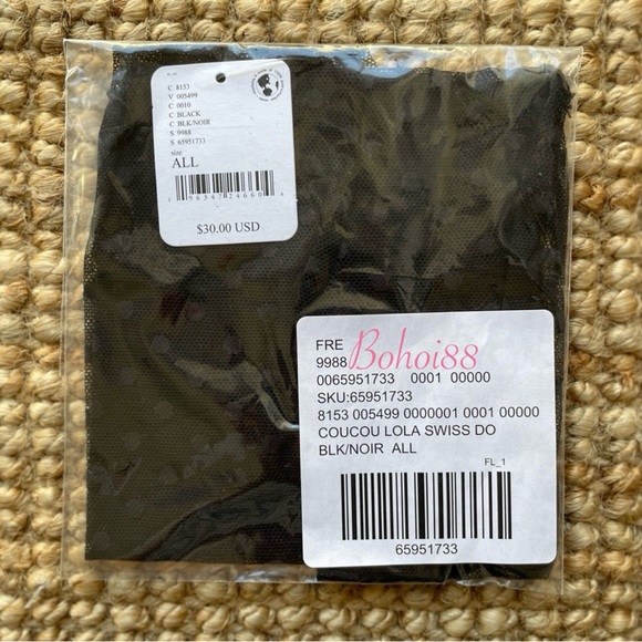 NEW Free People Coucou Lola Swiss Dot Gloves - Picture 3 of 5